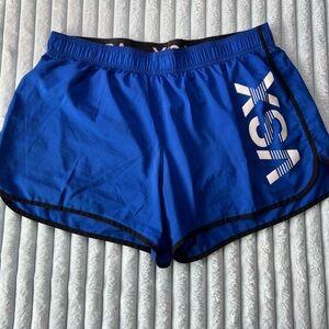 Victoria's Secret Royal Blue Athletic Shorts with White Logo